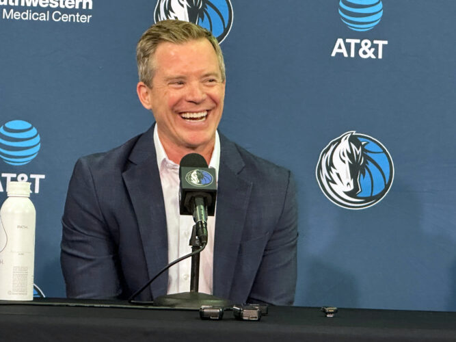 Dusty May never imagined coaching in NBA but says he prepared for jump to Mavs from college